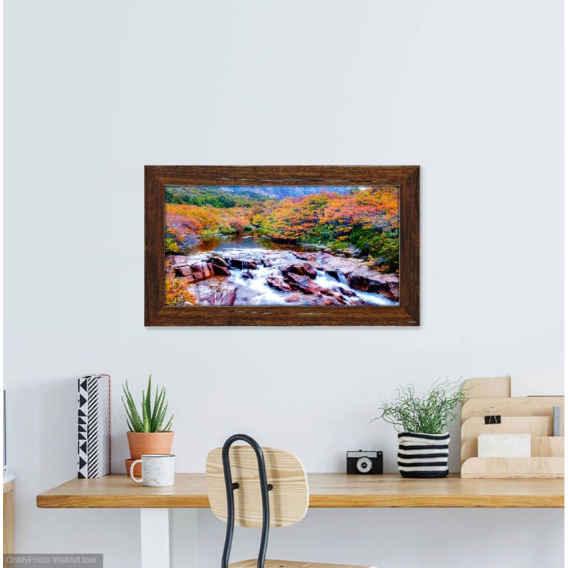 Rocky Mountain Lost in Fall by Dan Ballard - Picture Frame Photograph Print on Canvas
