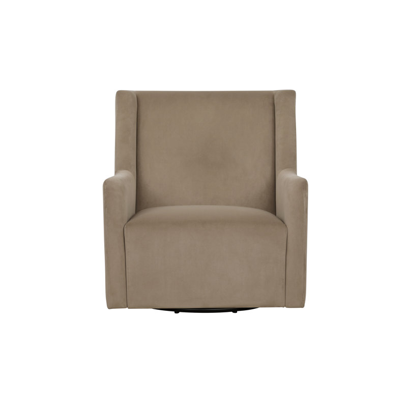 Senna Swivel Brown Rocker Chair