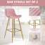 Ensemble de 3 tabourets de bar en cuir blanc Ermis-986856478-1003511800