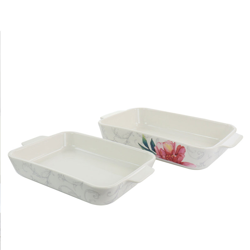 Martha Stewart 2 Piece Ceramic Baker Set