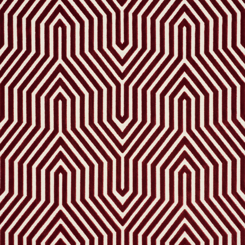 Vanderbilt Velvet Fabric, Garnet