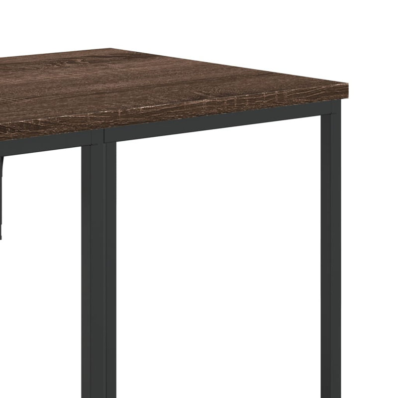 Carmie 97cm Clothing Rack, Brown Oak