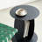 Modern Geometric Round Metal Accent Table-1245814644