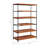 Modern Bookshelf with 5 Open Compartments