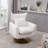 360-Degree Swivel Accent Chair with a Pillow-2016604943