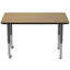 Table rectangulaire d'activité rectangulaire avec pieds réglables-99105923-99105965-124582260
