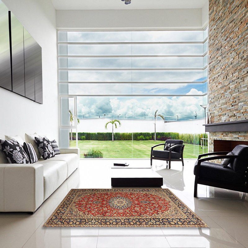 Ioan Oriental Indoor Rug, Square 8'