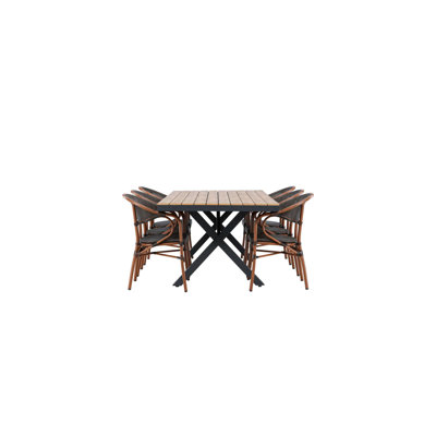 Portmarnock 6 - Person Patio Dining Set with Rectangular Table