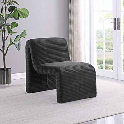 Curved Accent Chair