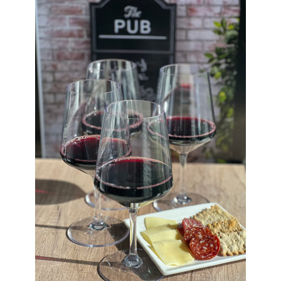 Plastic Wine Glasses Set of 4