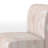 White And Peach Striped Pattern - Upholstered Patterned Accent Slipper Chair