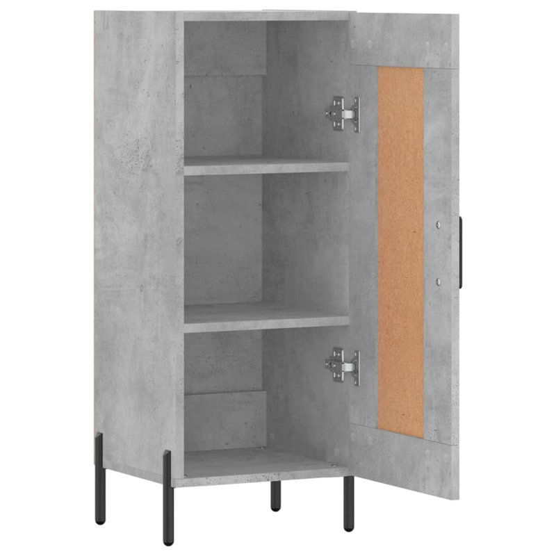 Liscomb 34.5cm Sideboard, Concrete Grey