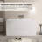 47‘’ Freestanding Soaking Acrylic Bathtub