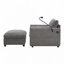 Fauteuil en chenille avec repose-pieds-991198265