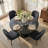 5-Piece Round Dining Table Set For 4-911769417