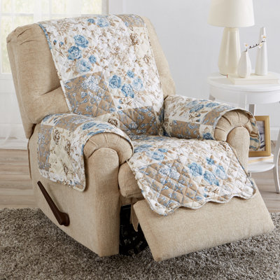 Maribel Solid Reversible Recliner Pet Furniture Protector Slipcover