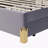 Issah Upholstered Velvet Standard Bed-425889526-425889527
