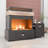 Modern Outdoor Gas Fireplace