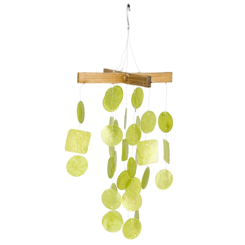 Carillon Mini Capiz, Vert lime