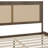Martha Stewart Jax Wooden Platform Bed With Rattan Inset Headboard And Footboard-97967486-97967483
