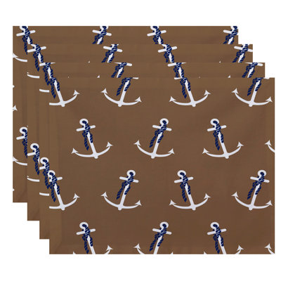 Hancock Polyester Geometric Rectangle Placemat