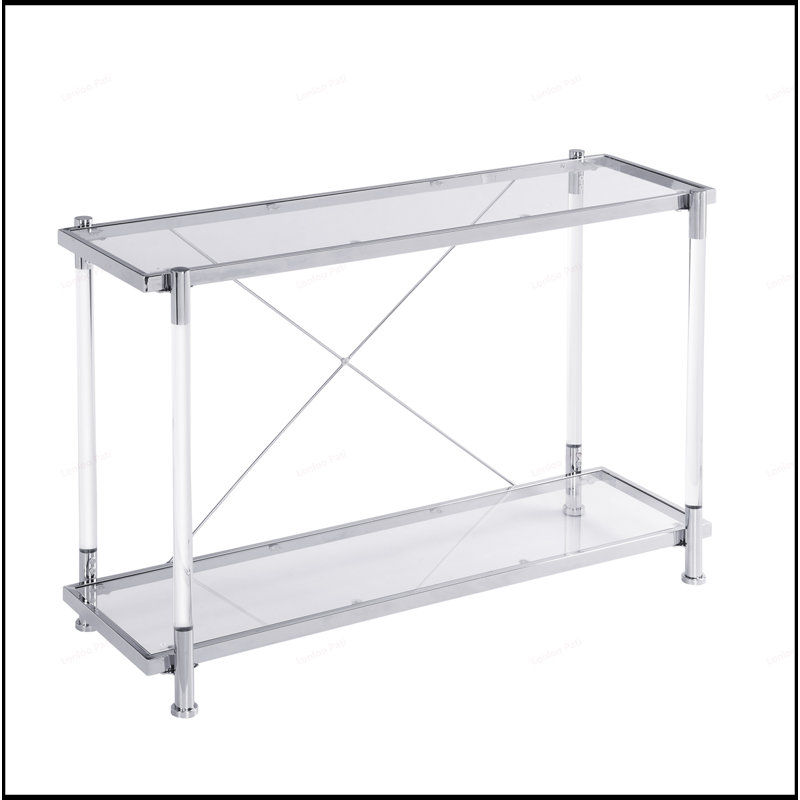 Console chic avec une fabrication robuste, parfaite pour le décor du salon et de la chambre à coucher, ajoute élégance et fonctionnalité.