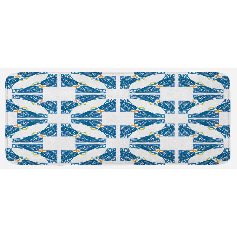 Eclectic Polyester Kitchen Mat