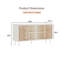 Armoire en bois massif Sicotas Mid Century