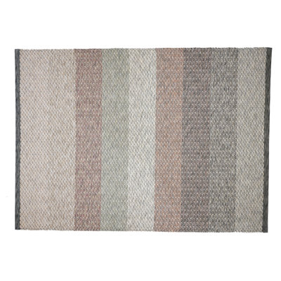 Petrin Striped Hand Woven 140cm X 200cm Area Rug