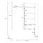 Fallston 4 -Piece Asymmetrical Tiered Shelf