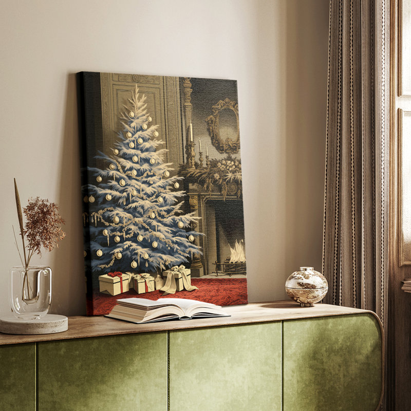 Fêtes de Noël, art dxII - galerie Cavas personnalisée, H 18 po x l 12 po