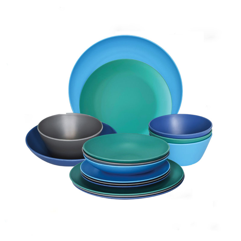 16 Pc Melamine Dinnerware Set