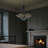 21.65-inch Hexagonal Tiffany-style Stained Glass Chandelier - Adjustable Length / E26 Base / Wall Switch