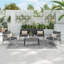 Acklin 5 - Person Patio Conversation Sets with Cushions-90655137