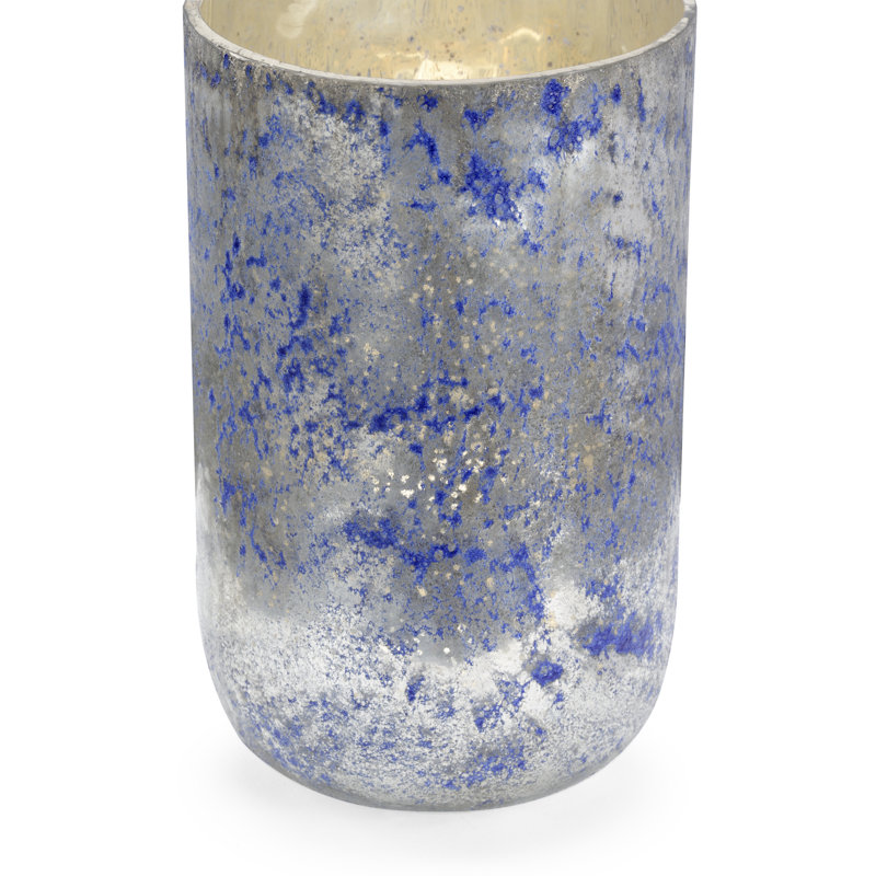 Galaxias Glass Table Vase, 12" H x 7.3" W x 7.3" D