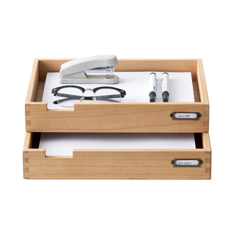 Bamboo Desk Organiser