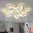 Modern Geometric Pattern Ceiling Fan With Light-888487643