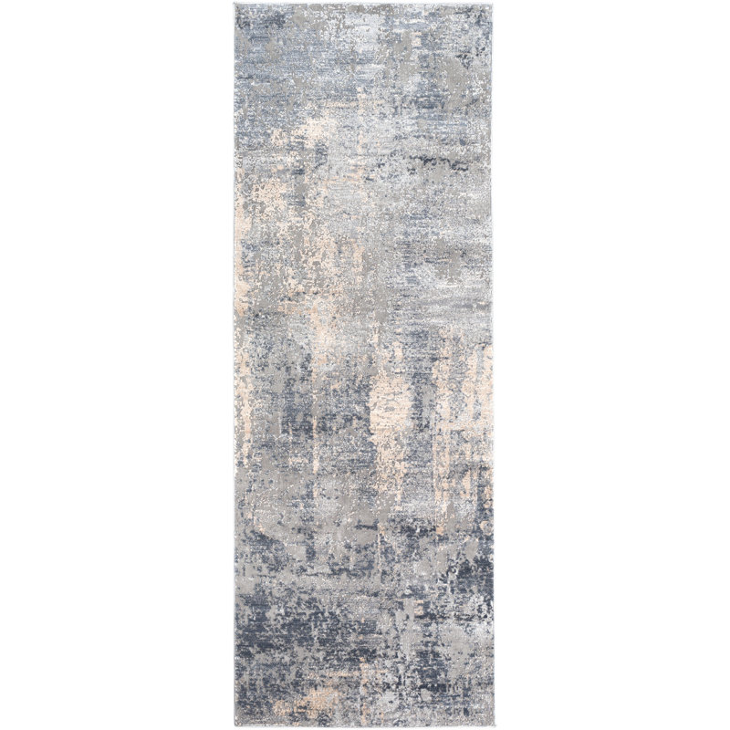 Hobert Abstract Indoor Rug, Runner 2'7" x 7'3"