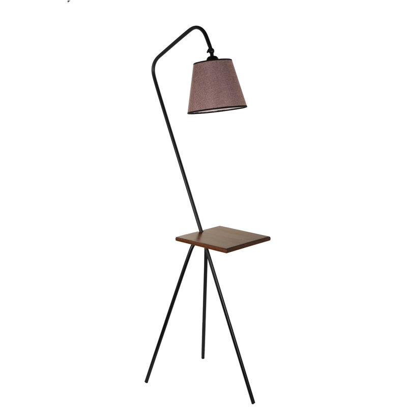 Lampe de table sur pied 65 "Span, Rose cendré