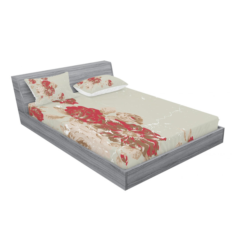 Microfiber Sheet Set, Queen Sheet Set with Fitted Sheet