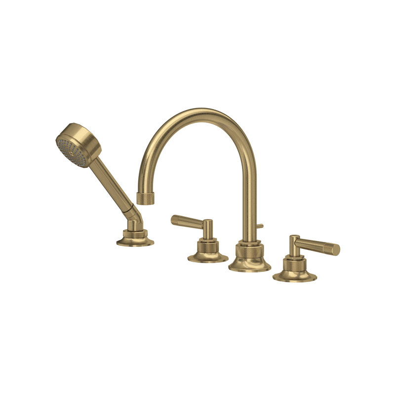 Graceline® Double Handle Roman Tub Faucet, Antique Gold