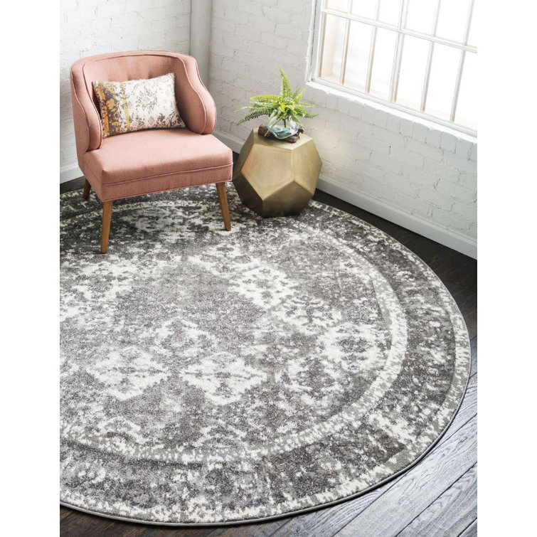 Tapis gris de style Walmoor
