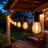 Plug-in LED Globe String Lights 48FT 15 Edison Bulbs Outdoor Waterproof Light(End to End Connectable)