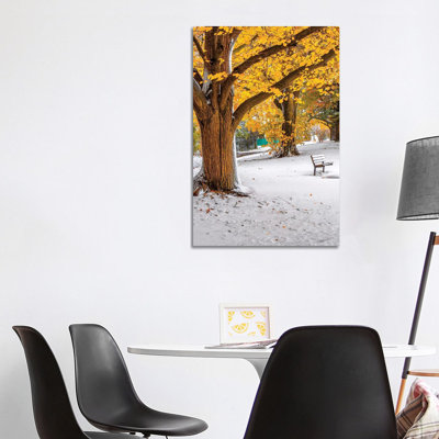 Autumn And Winter 1 Piece Wrapped Canvas Wall Art