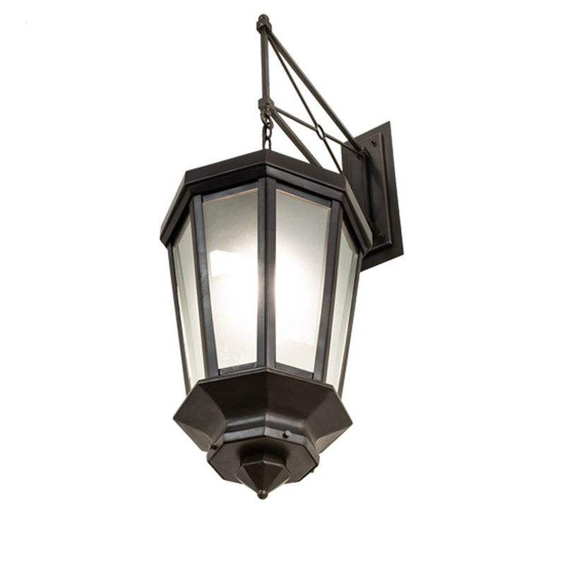 Wesleyan Solid Brass 1 - Light Armed Sconce