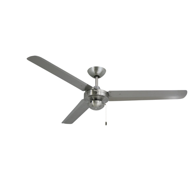 56 po Kayelle Ventilateur de plafond intérieur / extérieur en bronze huilé, Acier inoxydable
