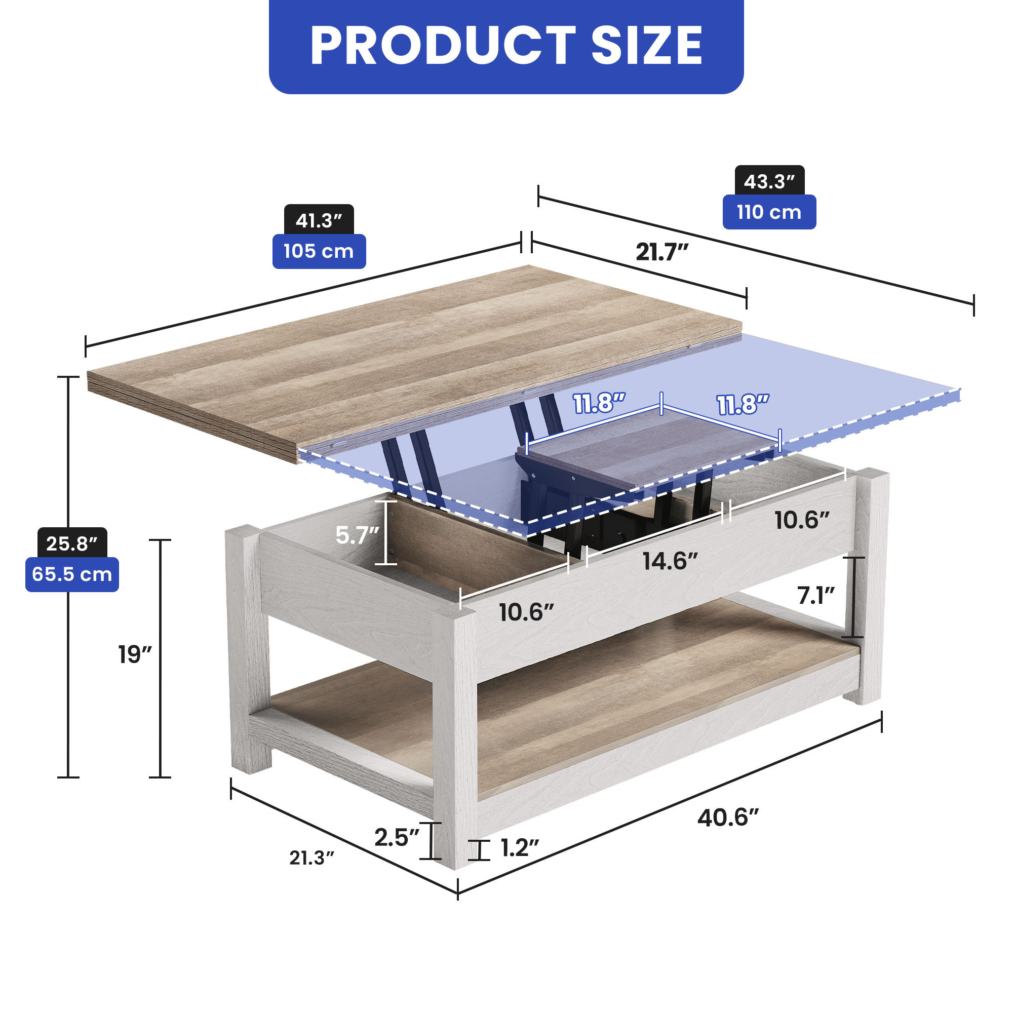 Wrought Studio™ Anikka Lift Top Coffee Table & Reviews Wayfair