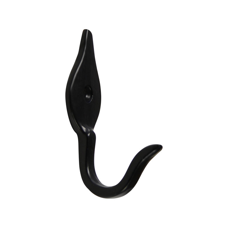 Iron Wall Wall Hook, Black