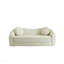 Canapé inclinable convertible courbé de 86 pouces, canapé-lit pliant sans cadre 2 en 1 avec base coulissante et siège profond, canapé inclinable en chenille à deux places, aucun assemblage requis beige-751128188