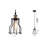 Brough Industrial 1 Light Black Cage Pendant